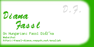 diana fassl business card